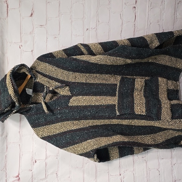 industria de cuaubtenco Other - Industrias De Cuaubtenco Poncho Hoodie Kangaroo Pouch